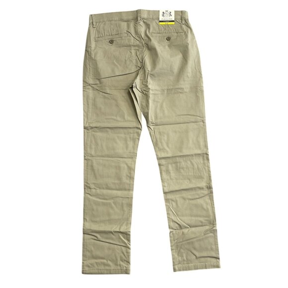 NEW English Laundry Men's 32x32 Straight Fit Chino Stretch Pants Tan - Picture 3 of 8